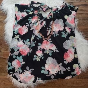 Lauren Conrad Floral Blouse